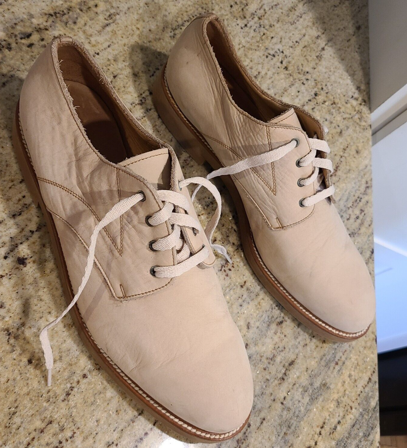 SAOLA Scarpe Wilson and Dean Wilkes Bashford da uomo taglia 12 M in pelle marrone stringate Italia