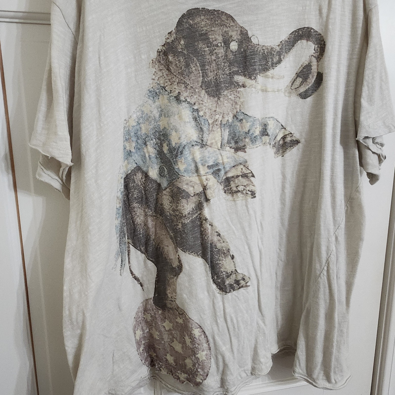 Magnolia Pearl "Balancing Act", Elephant Cotton T Shirt In 843-Moonlight, NWT'S! thumbnail 5