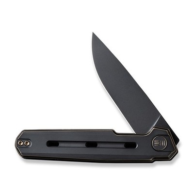 WE Knives Navo Liner Lock 22026-3 Bronze Black Titanium CPM-20CV Pocket Knife