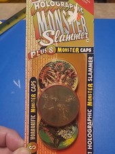 Retro Holographic Monster Slammers 1 holographic Slammer 8 Horrific Monster Caps