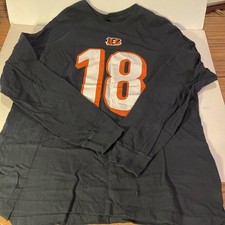 Cincinnati Bengals AJ Green Long Sleeve Shirt NFL Nike Size XL