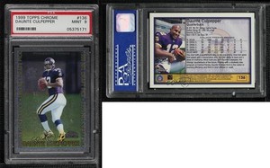1999 Topps Chrome NFL Draft Pick Daunte Culpepper #136 PSA 9 MINT Rookie RC