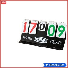 Flip Scoreboard Portable 99 Score Home Guest Sports Outdoor Coach Sideline Game