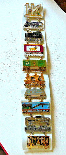 Lions Club Pins - 1-K DISTRICT GOVERNOR TRAIN SET