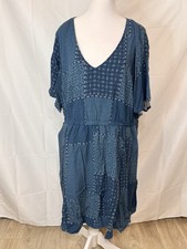Torrid Mini Dress Blue With Pockets Size 3 (22)