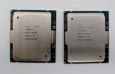 Lot Of 2 SR2SS INTEL XEON Processor E7-8890V4 2.20GHZ 60M 24 CORES