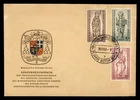DR WHO 1955 GERMANY FDC BERLIN DIOCESE CATHOLIC COMBO SEMI POST R61898