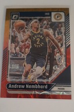2024-25 Panini Donruss Optic Andrew Nembhard Red & Gold 07/99 Indiana Pacers