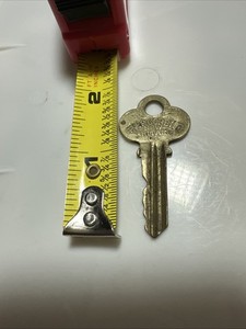 VTG P&F Corbin Brass Key New Britain Ct. Ornate Scroll 2”