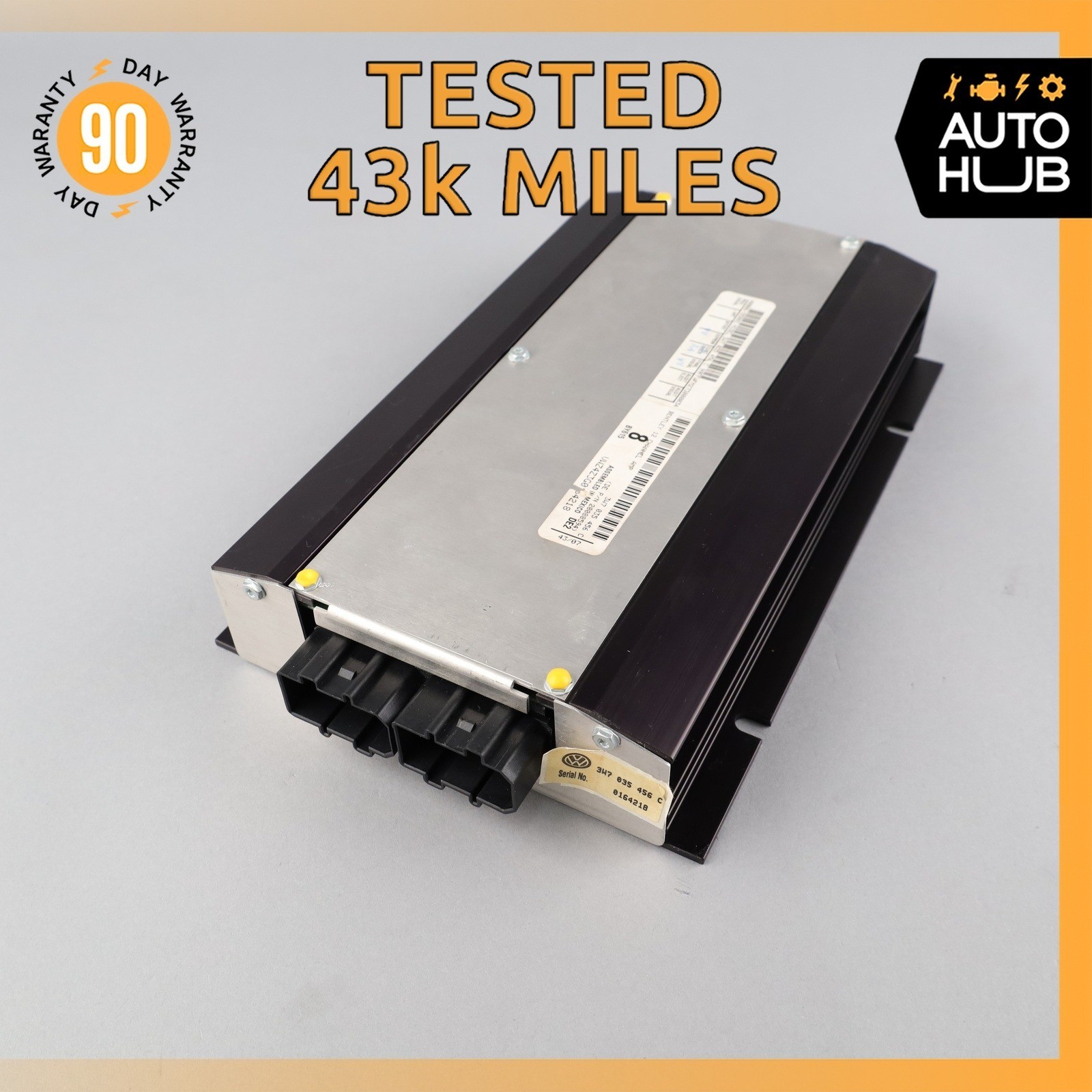 07-11 Bentley Continental GTC Premium Audio Sound System Amplifier Amp OEM 43k