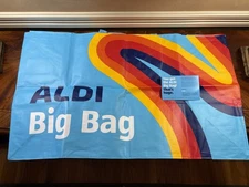 2025 The ALDI Big Bag Collection Heritage Rainbow Stripe Tote LIMITED EDITION
