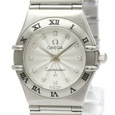 OMEGA Constellation Mini Diamond Stainless Steel Watch 1562.36 Used