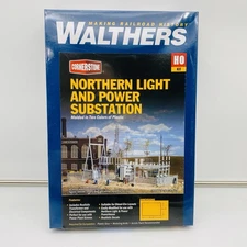 Walthers HO Scale 933-3025 Northern Light & Power Substation Kit NEW SEALED
