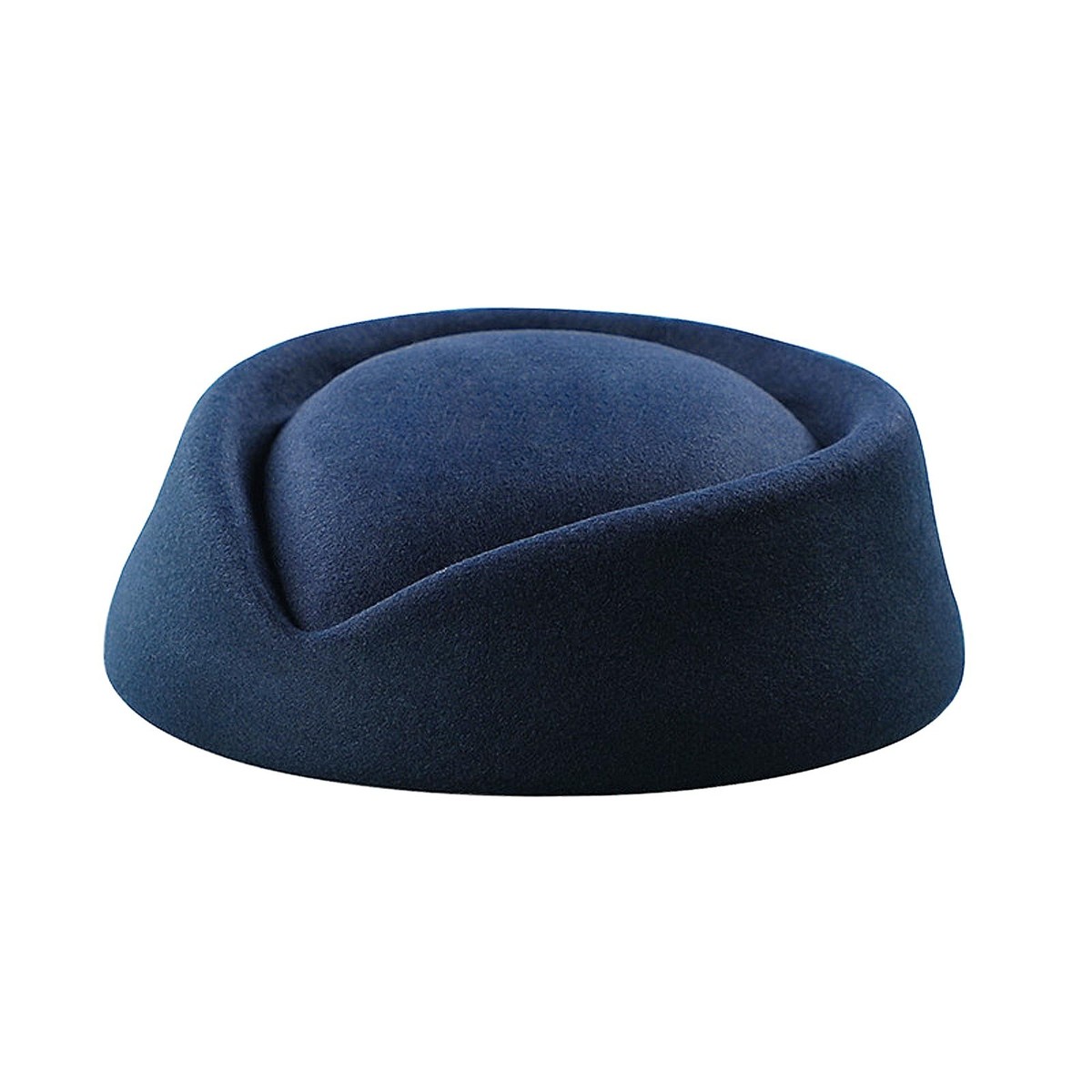 Stewardess Hat Felt Air Hostesses Pillbox Hat Teardrop Fascinator