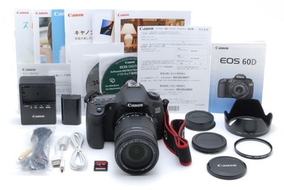 [Top MINT] Canon EOS 60D Digital SLR CAMERA & EF-S 18-135mm F3.5-5.6 From JAPAN