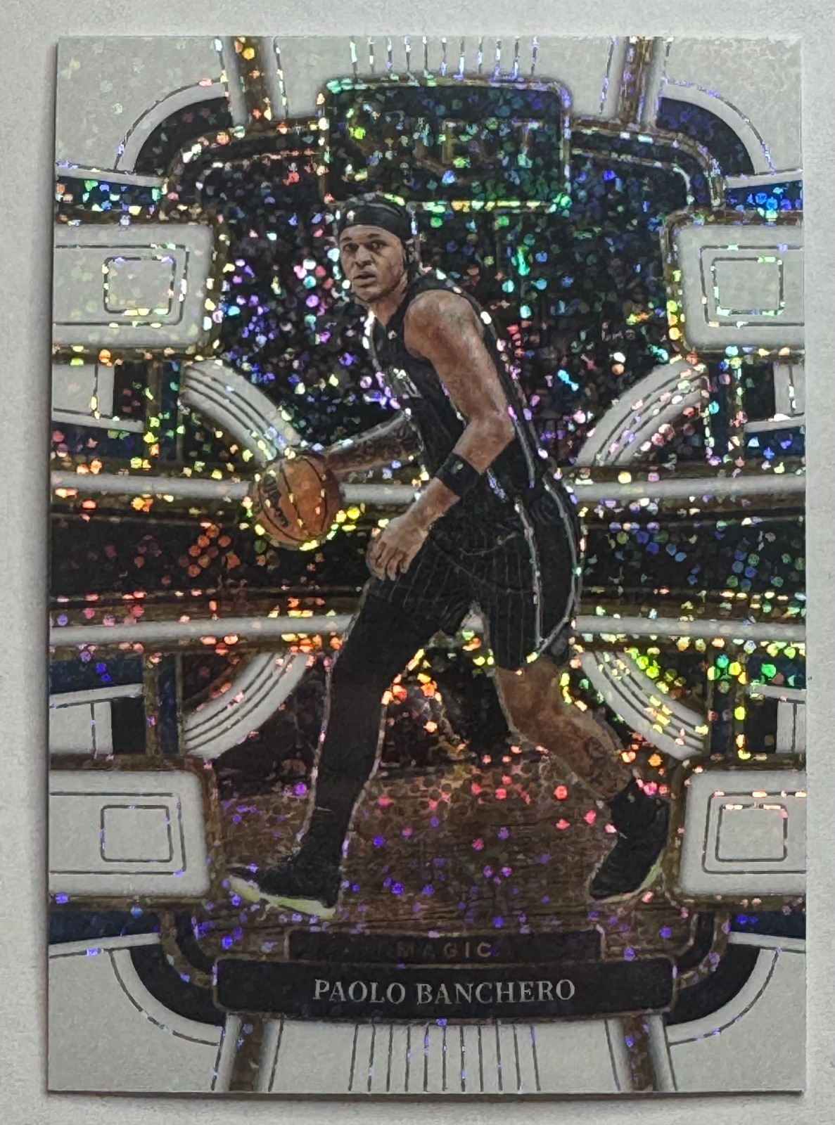 2023-24 Panini Select Paolo Banchero White Sparkle Concourse SSP Magic