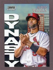 2022 Stadium Club Chrome Dynasty and Destiny Albert Pujols St. Louis Cardinals