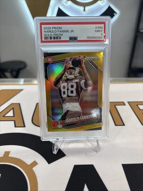2025 Prizm Harold Fannin Jr. - Gold Prizm - #399 - #09/10 -Graded 9