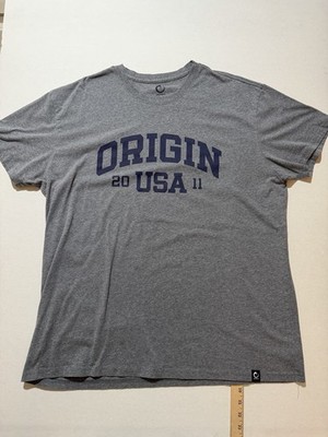 Origin USA Core T- Shirt Heather Grey 2XL Origin USA 2011 Graphic