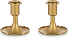 Candlestick Holders Taper Candle Holders, Romadedi Gold Candle Stick Candle Hold