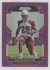 2021 Panini Prizm Rookie Purple Prizm 23/125 Zaven Collins #432 1u6