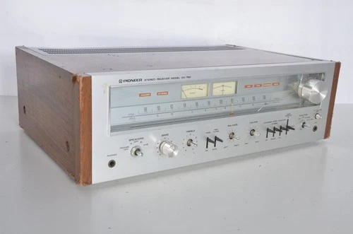 Vintage Pioneer SX750 Stereo Receiver Tested Working Sounds Great Missing Knobs