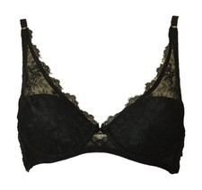 EMPORIO ARMANI Women's Underwire Cup Lined Adjustable Lace Up Bra