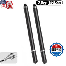 2PCS Tablets Stylus Pen for All Touchscreen with Precision Disc Tip 2-in-1