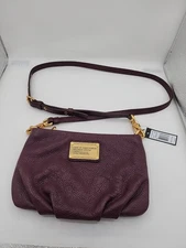 NWT Marc by Marc Jacobs Classic Q Percy Crossbody Bag Leather Cardamom Brown