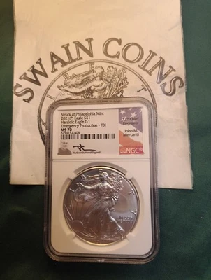 American Eagle MS 70 Graded 2012 Silver Bullion Coins for sale | eBay