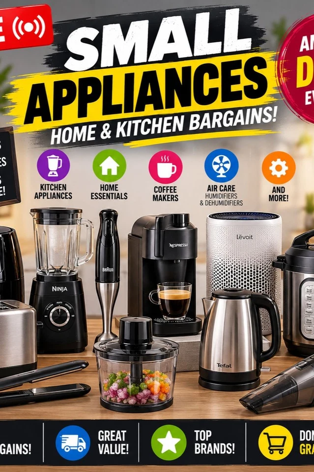 LIVE Pallet Finds – Small Appliances & Home Essentials