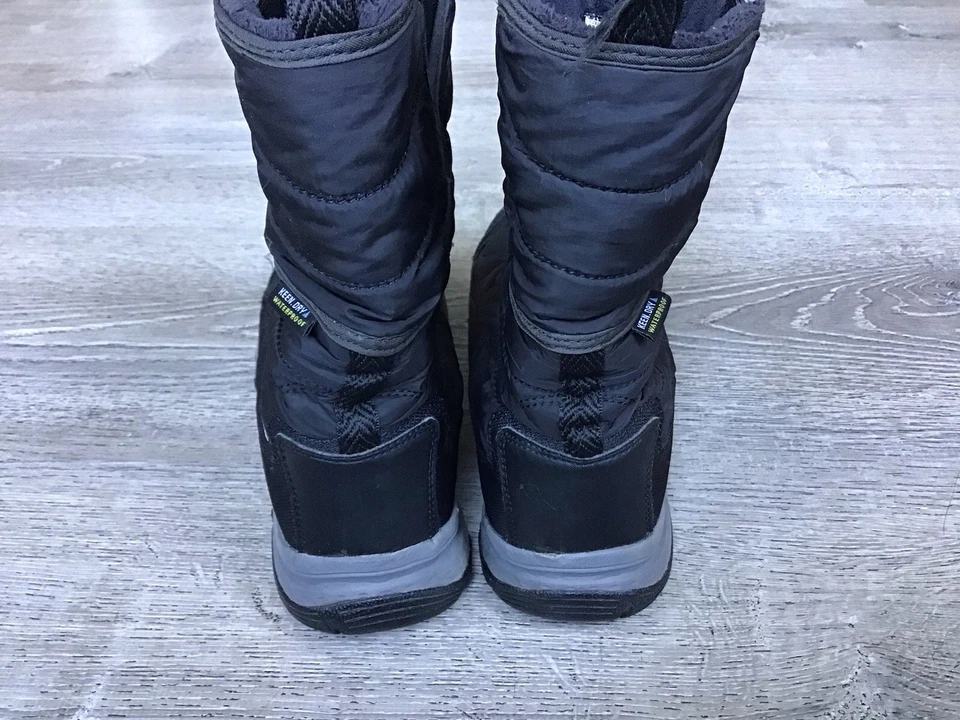 Keen Dry Womens Size 8.5 Winter Snow Boots - Black Lined Boots #1021719 - Image 4 of 4