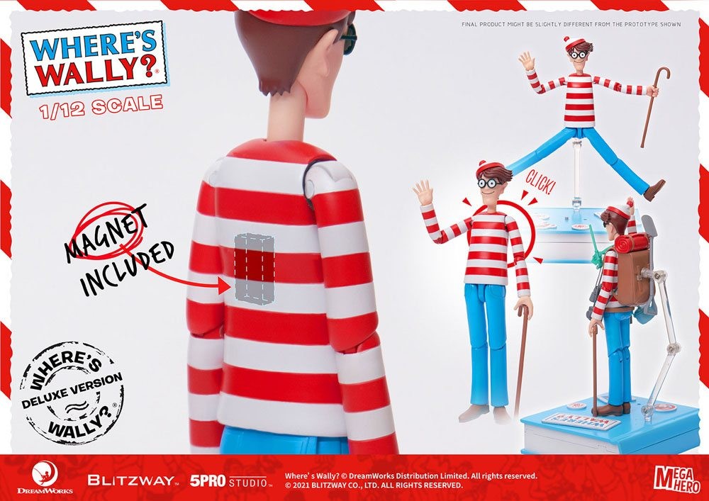 Où est Charlie ? - Figurine 1/12 Mega Hero 1/6 Wally 34 cm