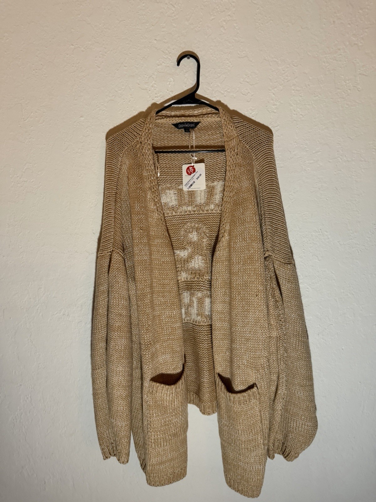 Davi And Dani  Women’s Open Caridigan Rock  And Roll Sweater In Size 1xl