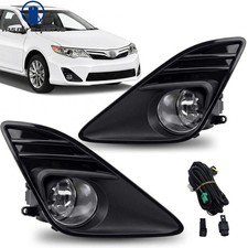 New Driving Fog Lights Pair W Harness Switch For 2012 2013 2014 Toyota Camry
