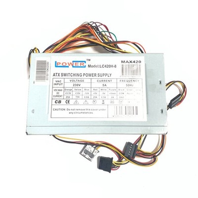 LC Power LC420H-12 ATX Switching Adapter Max 420 W 20+4pin 4 Pin 4x SATA