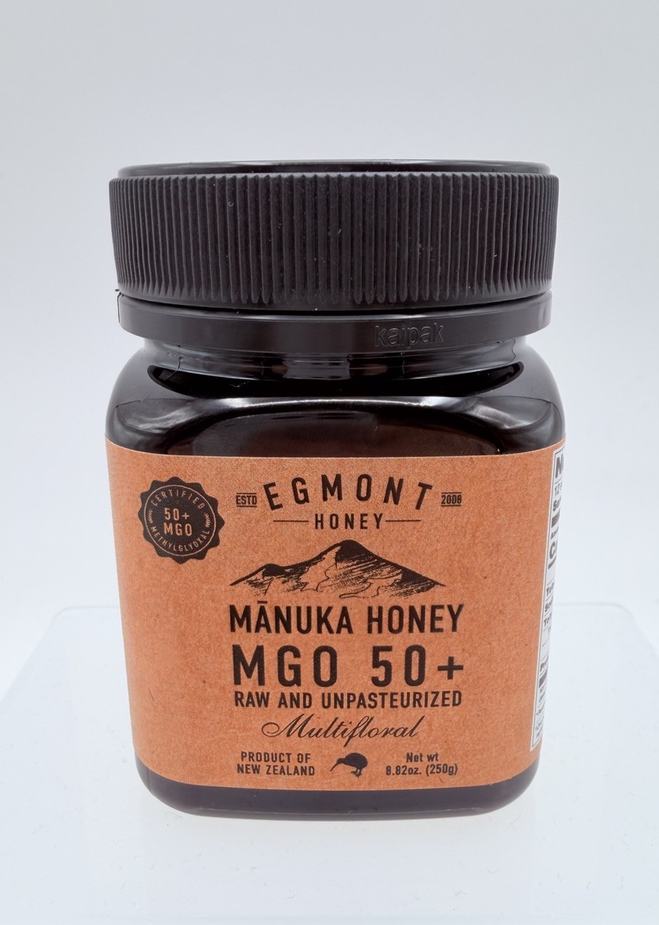 Unpasteurized Items Egmont Manuka Honey MGO 50+ Raw & Unpasteurized Multifloral 8.82 oz ...