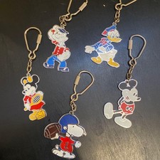 Portachiavi vintage per cani da calcio Dead Stock stile Snoopy