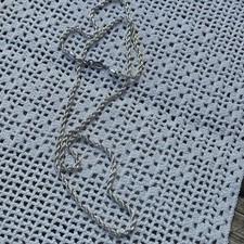 Classic Vintage Napier Silver-tone Twisted Rope Chain Necklace