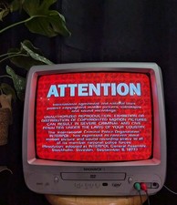 Magnavox CD130MW8 13" CRT TV/DVD Combo Retro Gaming Television DVD Not Opening