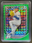 2025 Bowman Chrome Roki Sasaki Green Geometric Refractor RC #25/99 Dodgers