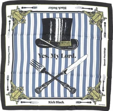 Phantomhive Scarf -Rich Black- Black Butler Label Exhibition