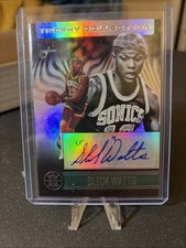 2020-21 Panini Illusions - Trophy Collection Signatures Slick Watts #TC-SLW (AU)