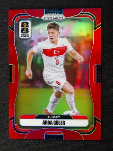 2026 Panini Prizm FIFA World Cup Arda Guler #487 Red Prizm /50