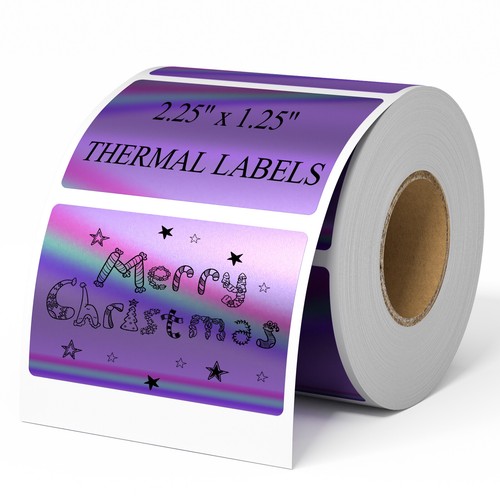 Etiquetas térmicas directas 2" holográficas autoadhesivas para logotipo X-max tarjeta pegatina - Imagen 32 de 34