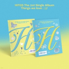 HITGS 1st Single Album Things we love : H Random Ver. CD+Book+P.Card+Sticker+etc