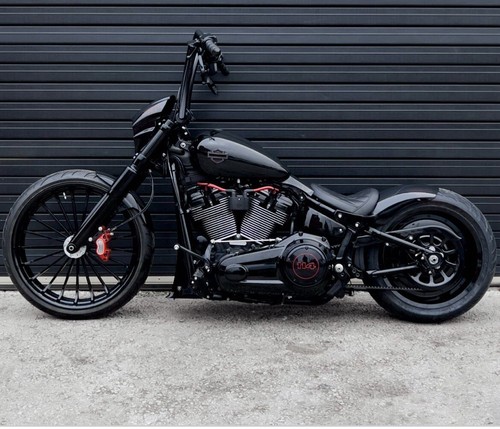 Harley CVO turbina FXSB 2013 -17 Breakout Softail negro intercambio trasero de ruedas - Imagen 13 de 14