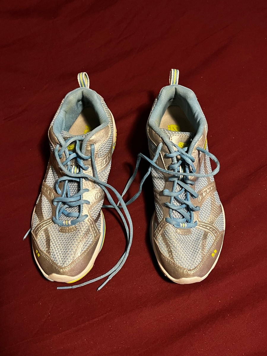 Ryka Women's Enhance 2 Lace Up Cross Training Shoes Blue Silver size 8 |  eBay
