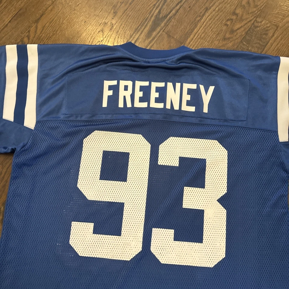 Camiseta deportiva grande de los Indianapolis Colts Dwight Freeny para hombre azul Reebok Foto 4 de 4