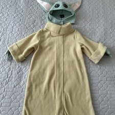 Star Wars Mandalorian Grogu Baby Yoda Halloween Costume Size 2T 3T Toddler Hat